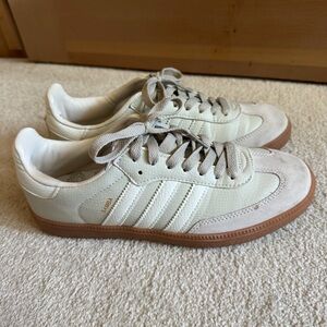 Adidas Cream and White Samba